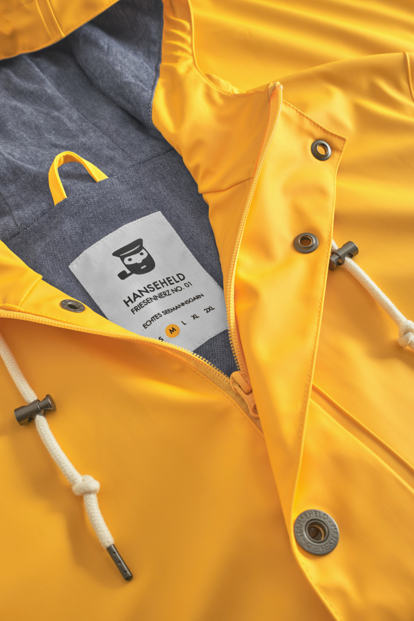 Hanseheld Friesennerz No 01 Gelb Regenjacke