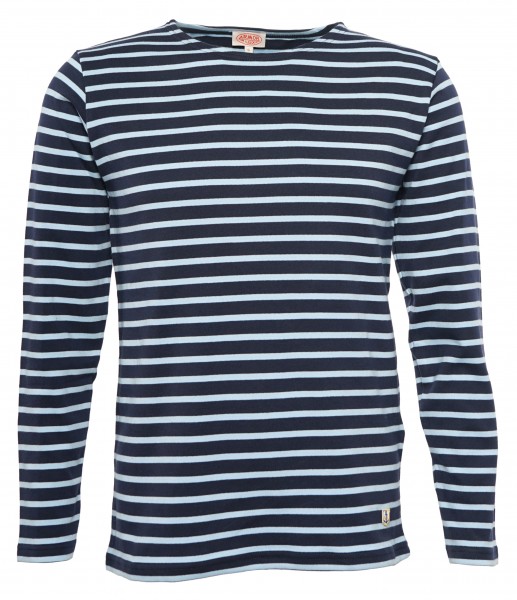 Armor Lux Herren Streifenshirt Marine Hellblau Mariniere Heritage