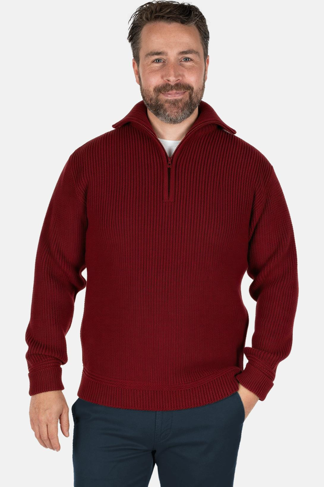 Troyer Herren Wolle Bordeaux