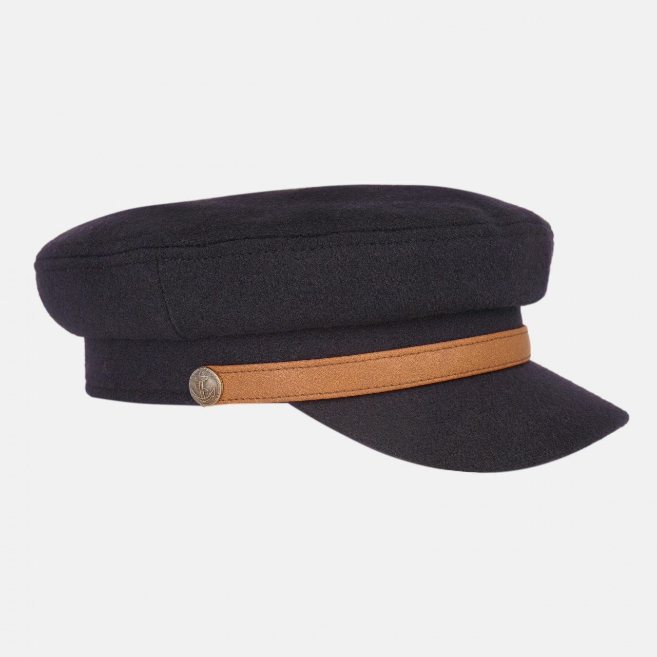 Hanseheld Elbsegler Wolle Marine-Blau Band