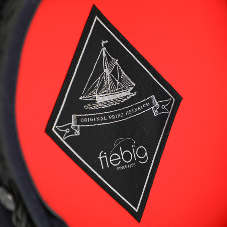 Prinz-Heinrich-Mütze Wolle Blau Schwarz