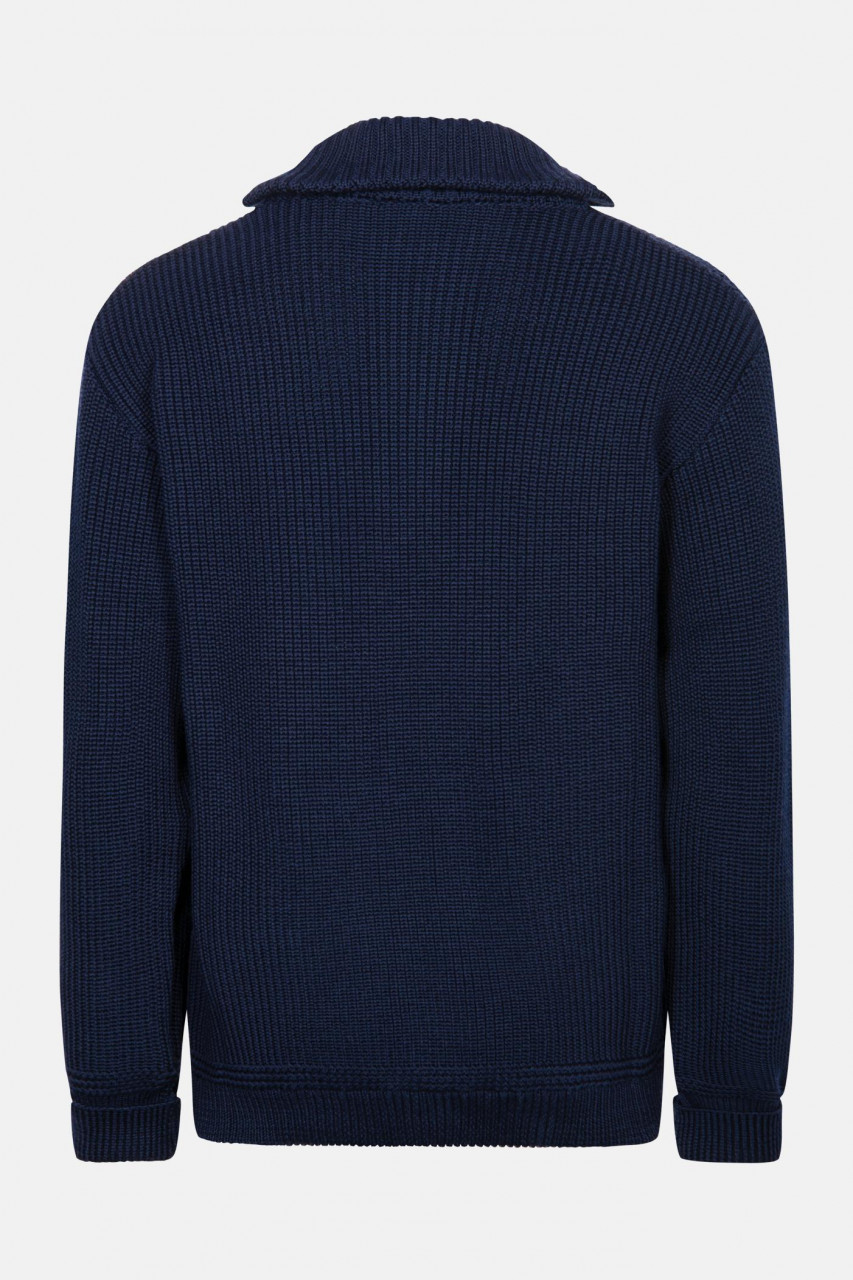 Elbe Troyer Merino Marine-Blau