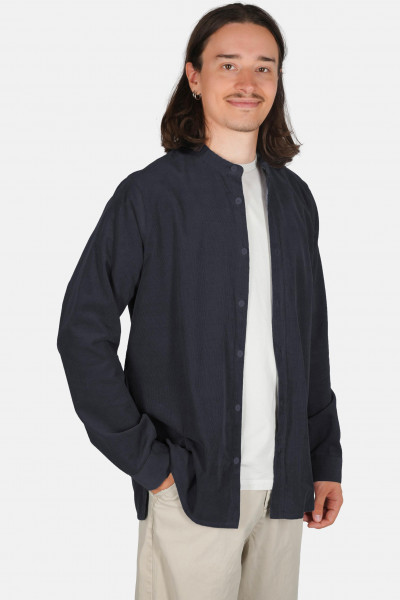 Cordhemd Herren Blau