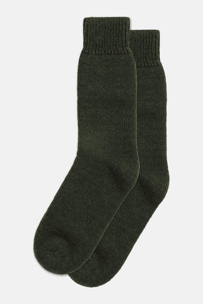 Bratens Wollsocken Oliv Grün