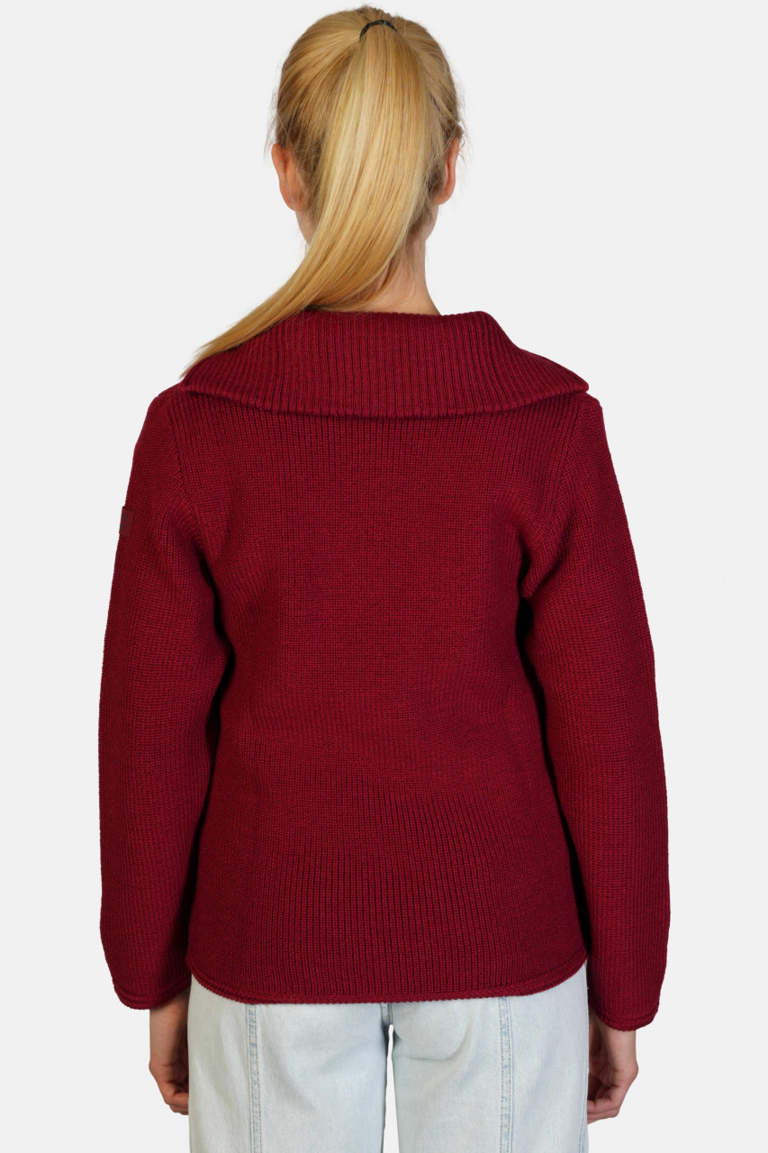 Troyer Damen Wolle Rot
