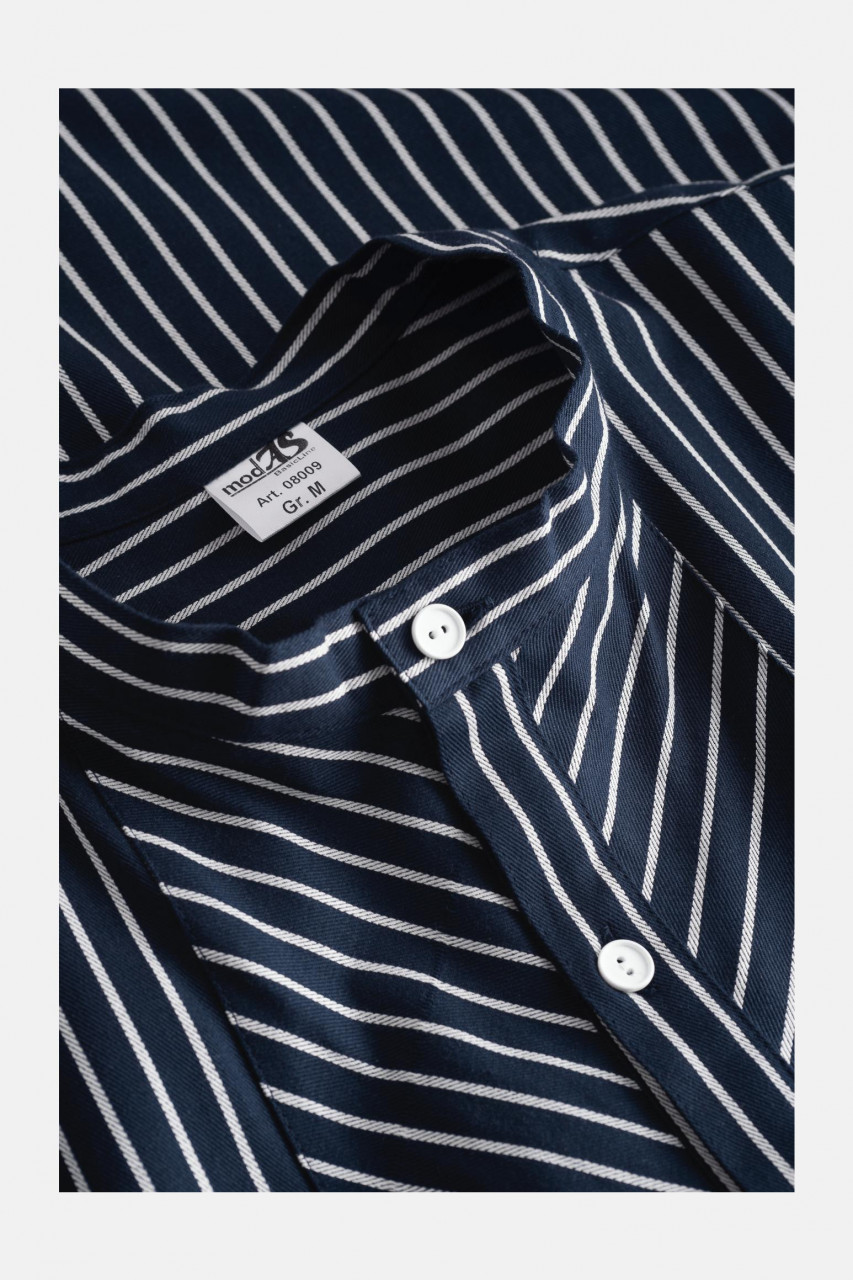 Fischerhemd Basic breit gestreift Finkenwerder