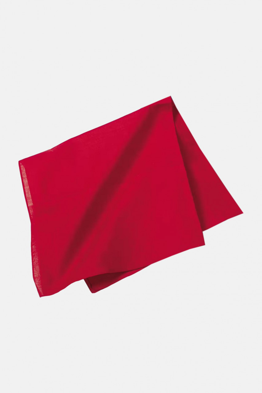 Vierecktuch, 54x54cm, Uni, Rot