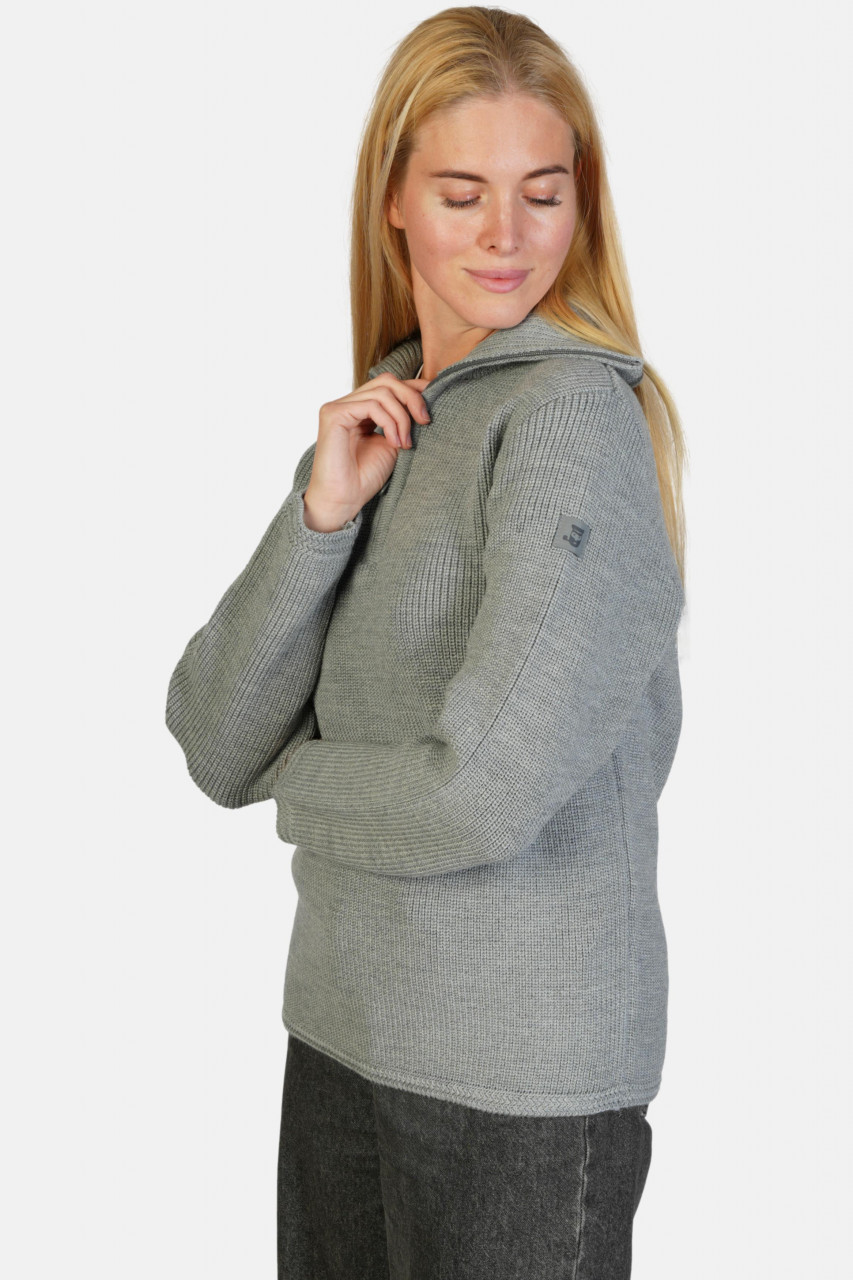 Troyer Damen Wolle Grau