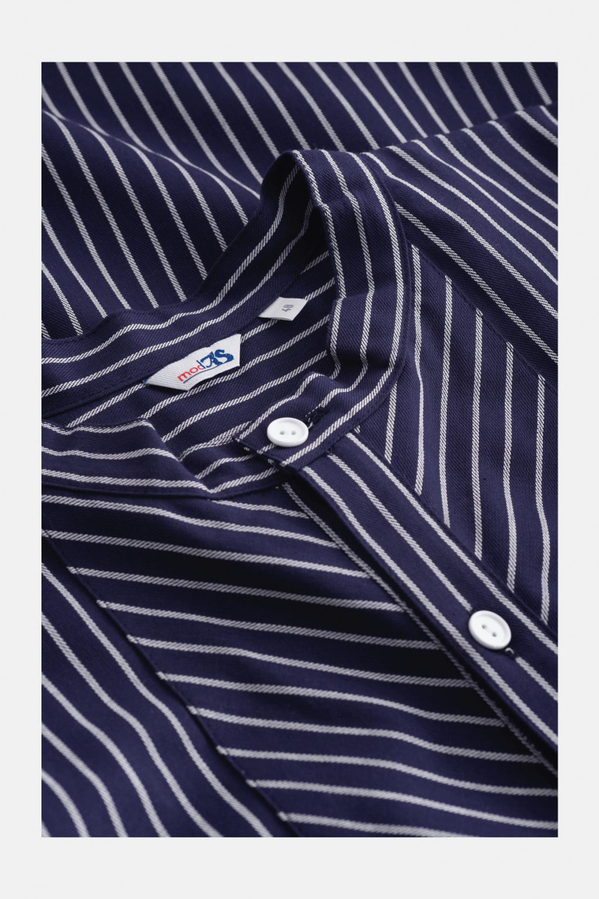 Fischerhemd Original breit gestreift