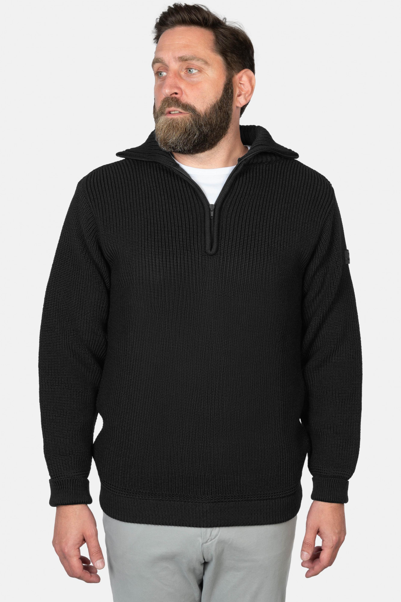 Troyer Merino Schwarz GOTS