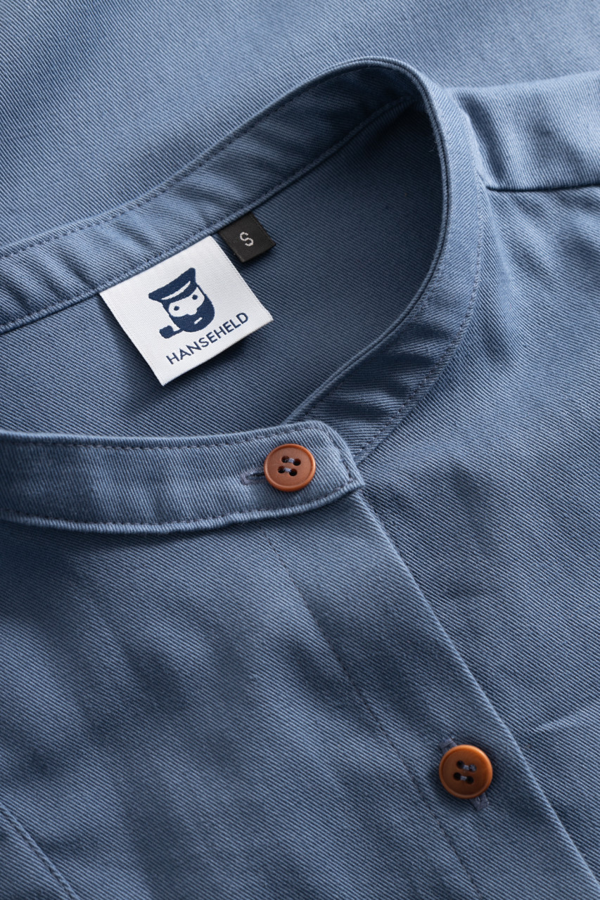 Hanseheld Damen Fischerhemd Jeans Blau Bluse