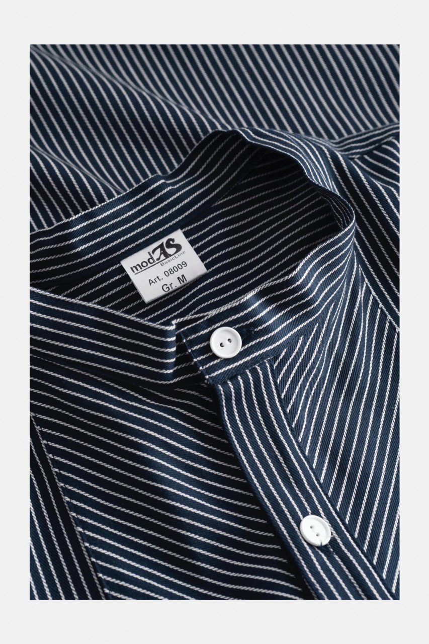 Fischerhemd Basic schmal gestreift