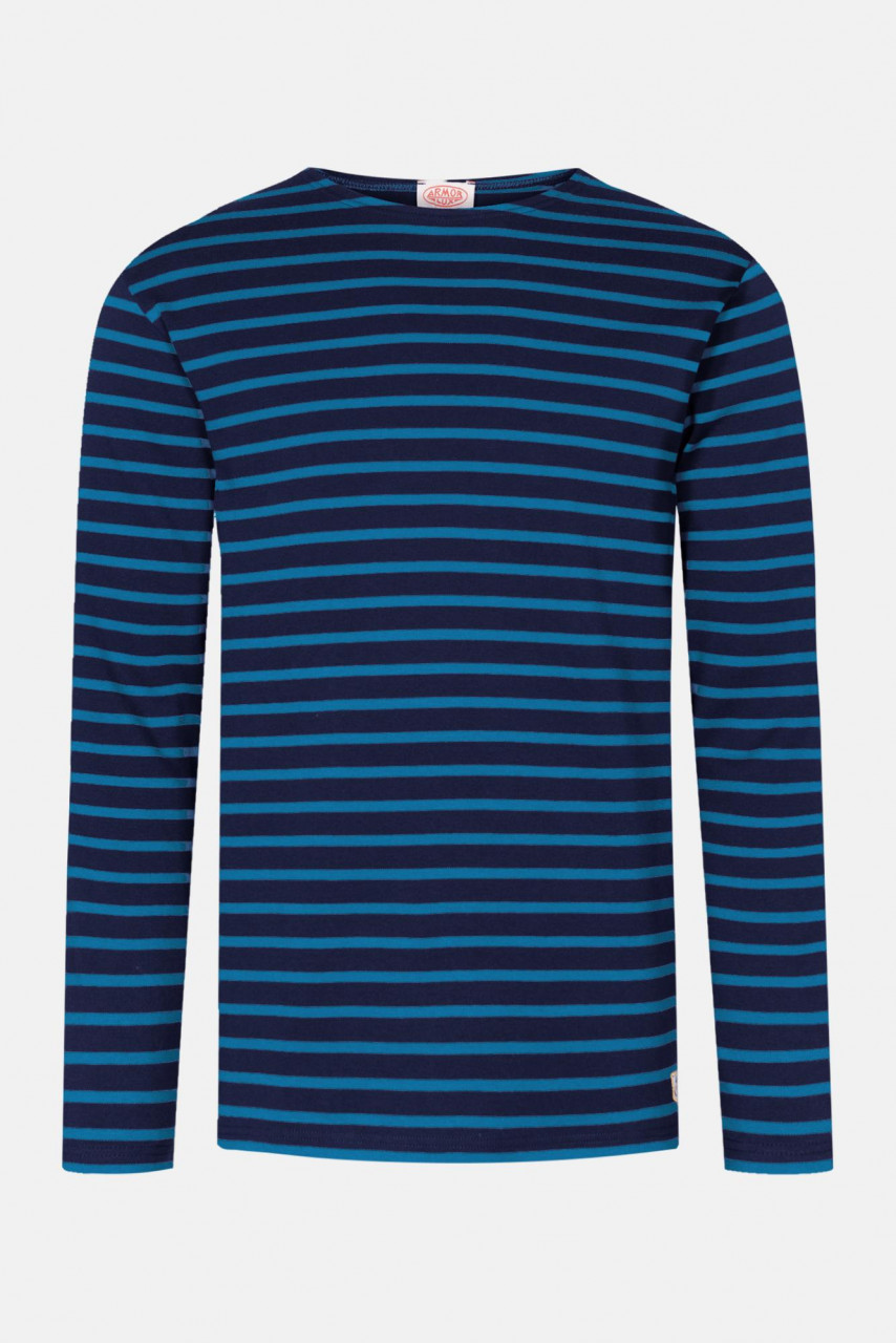 Armor Lux Streifenshirt Houat Blau Gestreift Herren Mariniere