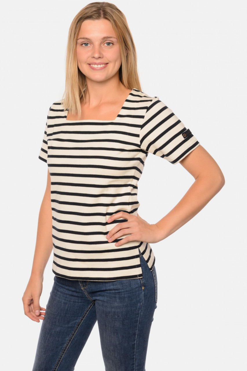 Armor Lux Fair-Trade Streifenshirt Coursive kurzarm Damen