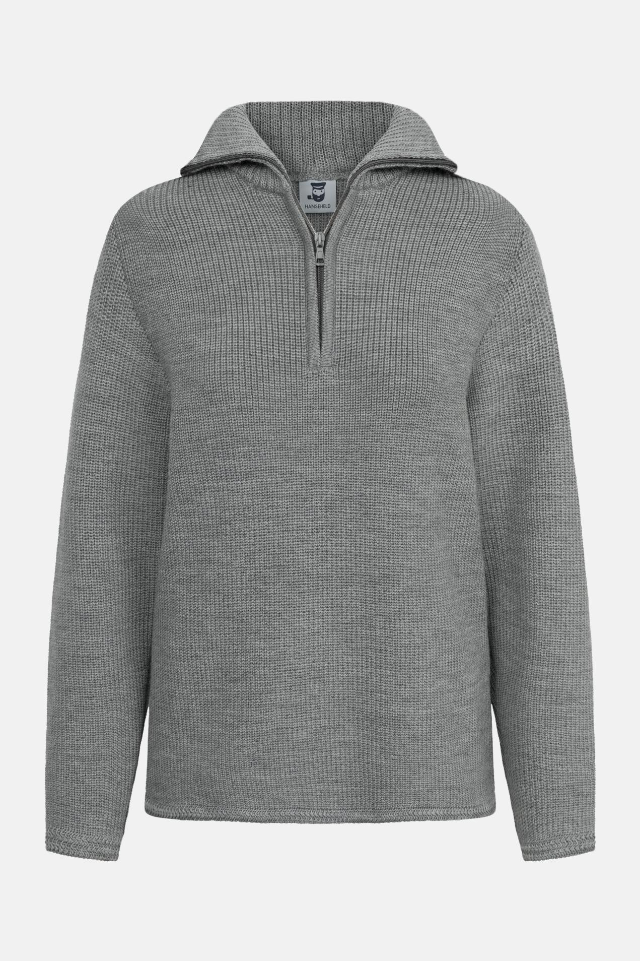 Troyer Damen Wolle Grau