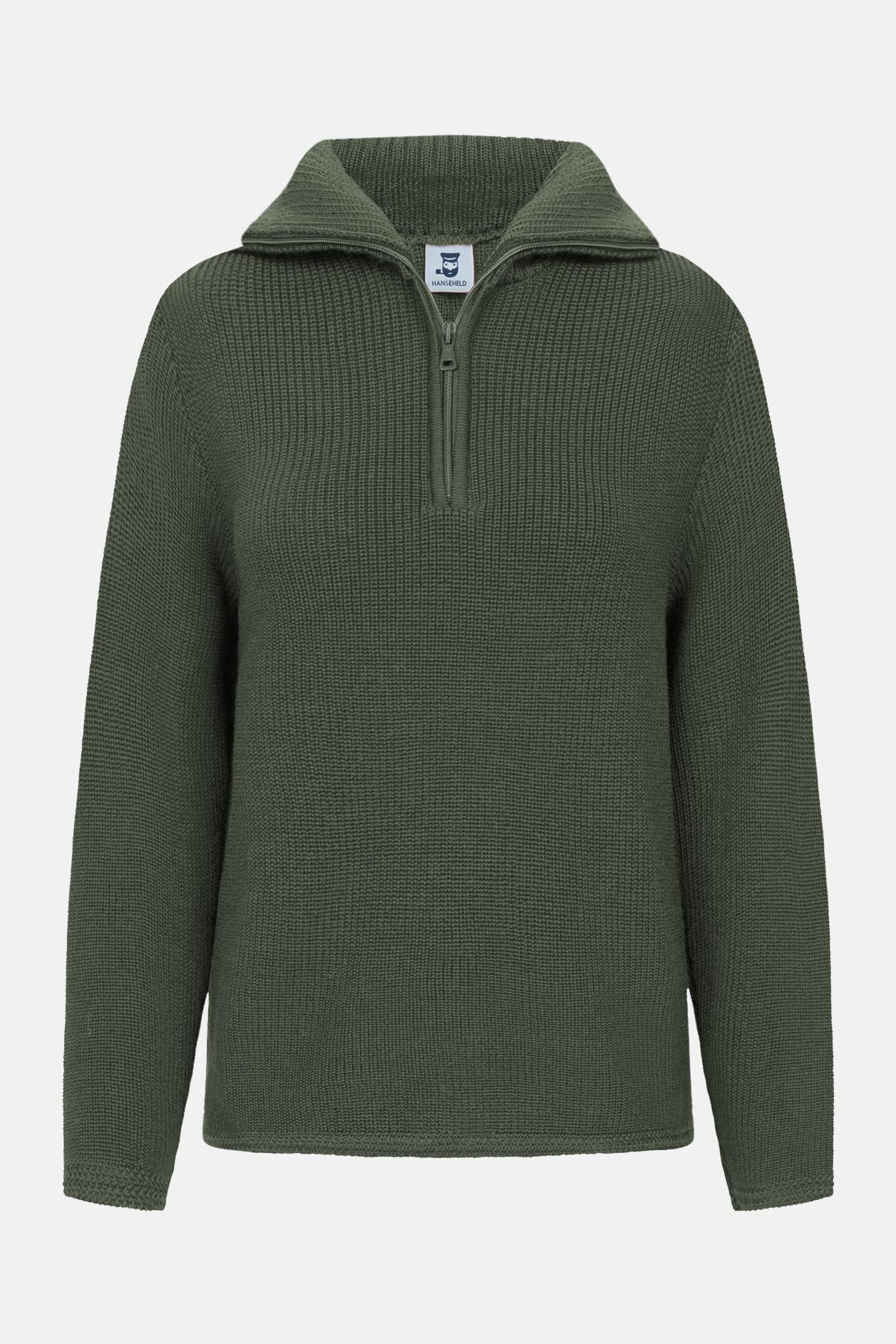 Troyer Damen Wolle Oliv