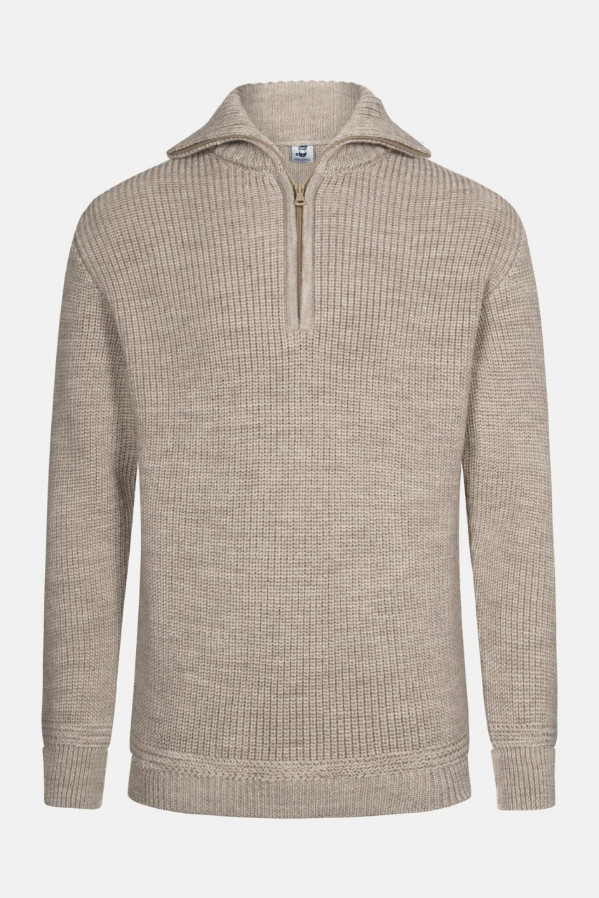Troyer Herren Wolle Beige