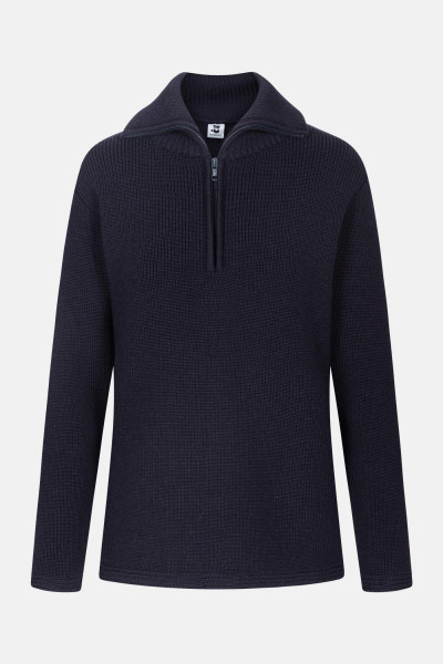 Damen Troyer Hanseheld Merino Blau